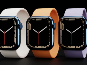 Apple Watch Series 7 in Official Design 3D Model