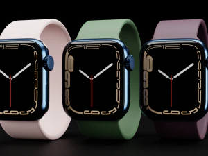 Apple Watch Series 7 in Official Design 3D Model