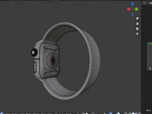 Apple Watch Series 7 in Official Design 3D Model