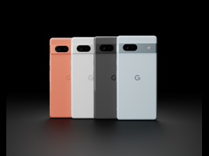 Google Pixel 7a in Official Colors 3D Model