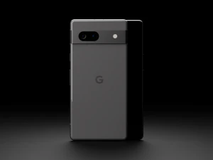 Google Pixel 7a in Official Colors 3D Model
