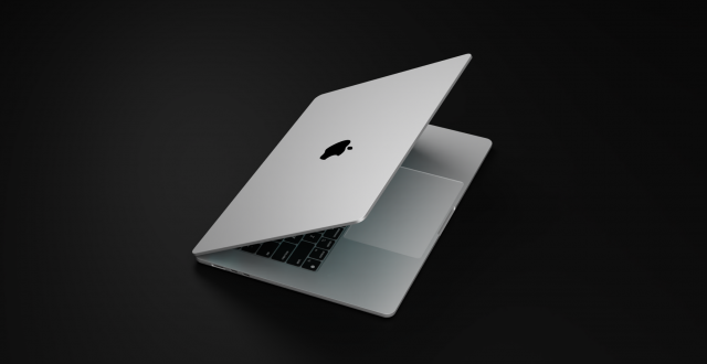 Apple MacBook Pro 2021 16-inch Space Gray 3D model download