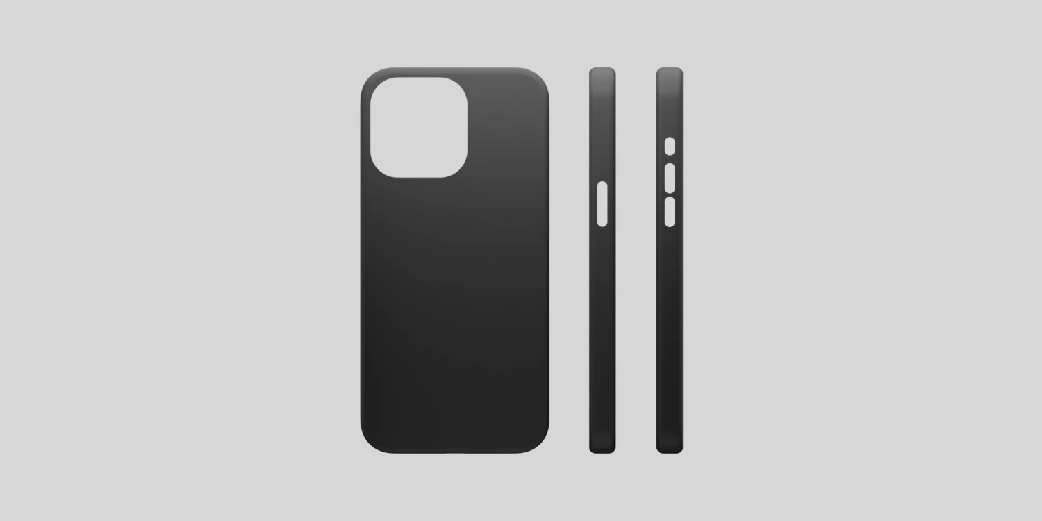 Normal Case of iPhone 15 All Sizes 3D Print Model .c4d .max .obj .3ds .fbx .stl .blend 