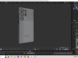 Samsung Galaxy S24 Ultra in Official Colors Modello 3D