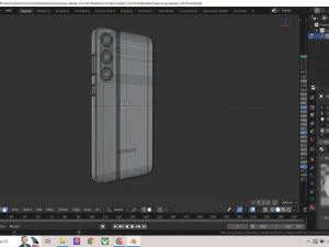 Samsung Galaxy S24 Plus in Official Colors 3D Model