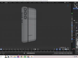 Samsung Galaxy S24 Plus in Official Colors 3Dモデル