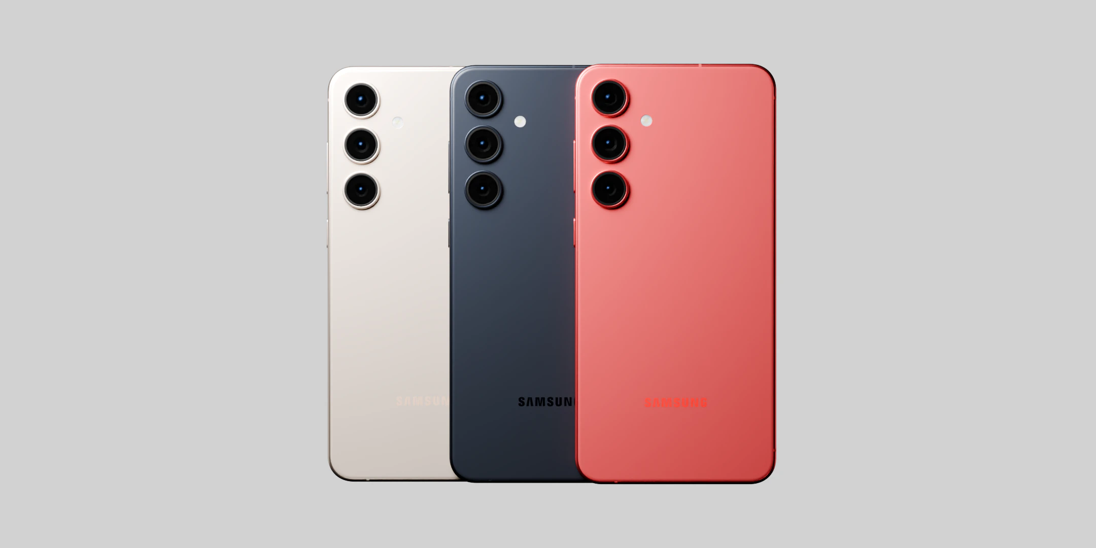 Samsung Galaxy S25 Plus in Official Colors 3D Model .c4d .max .obj .3ds .fbx .stl .blend 