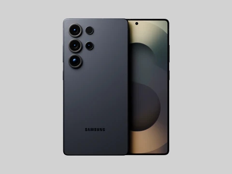 Samsung Galaxy S25 Ultra in Official Colors 3D Model