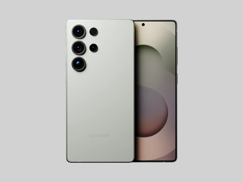 Samsung Galaxy S25 Ultra in Official Colors 3D Model
