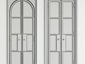 Interior door 002 3D Model