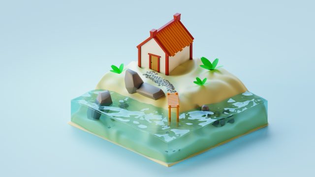 Insland Modèle 3D .c4d .max .obj .3ds .fbx .stl .blend