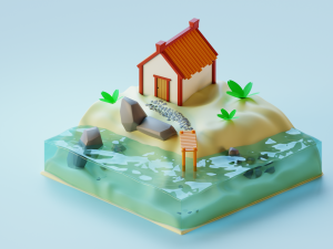 Insland Modello 3D