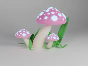 Cogumelo Modelo 3D