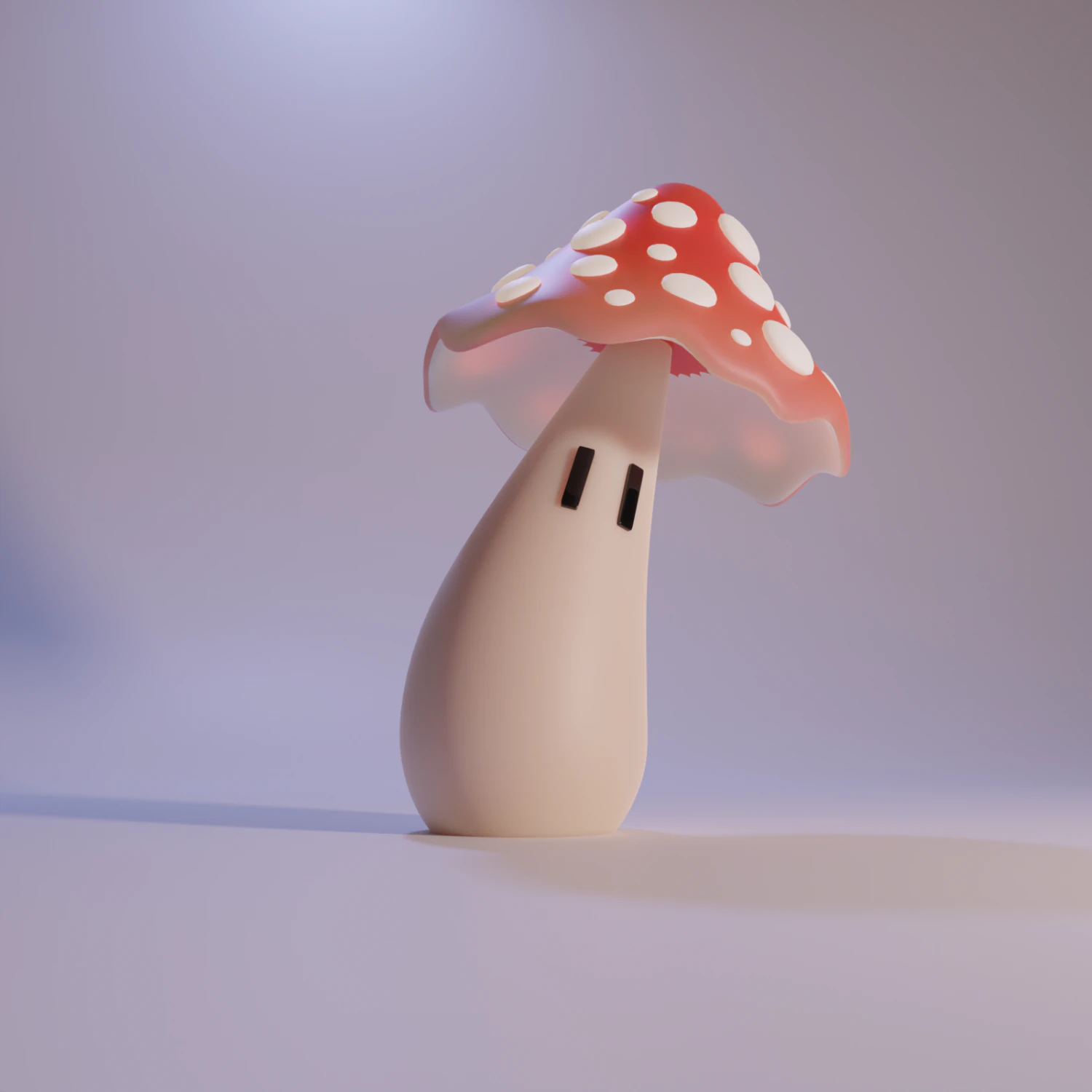 Mushroom 3D Model .c4d .max .obj .3ds .fbx .stl .blend 