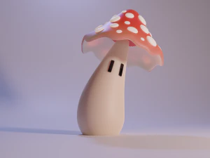 Cogumelo Modelo 3D