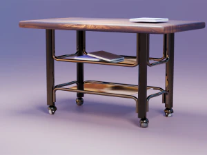 Old desk 3D Model