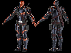 死のストロークの像 3Dプリントモデル