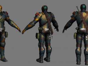 Deathstroke statue 3D प्रिंट मॉडल