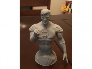 Green Lantern Bust for 3d printing 3D प्रिंट मॉडल