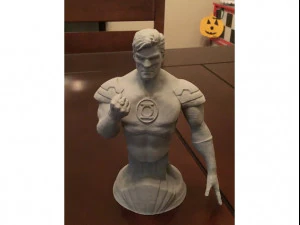 Green Lantern Bust for 3d printing 3D Print Model