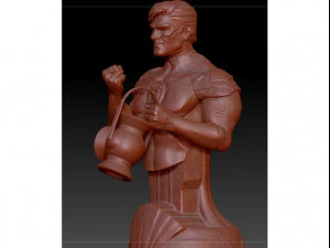 Green Lantern Bust for 3d printing 3D Print Model