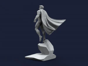 Superman standing pose stl file 3D Print Model