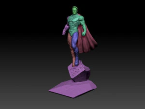 Superman standing pose stl file 3D Print Model