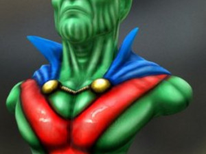 Martian manhunter bust 3D Print Model