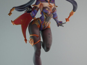 Genshin Impact Mona 3D Print Model