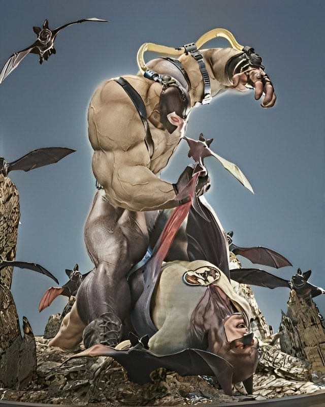 Bane ready to 3d print 3D Print Model .c4d .max .obj .3ds .fbx .stl .blend 