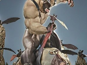 Bane siap untuk dicetak 3d Model Cetak 3D