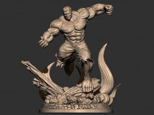 Hulk yang marah siap mencetak 3d Model Cetak 3D