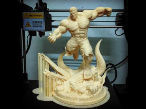Angry Hulk ready to 3d print 3D Print Model