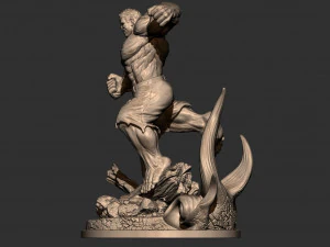 Angry Hulk ready to 3d print 3D Print Model