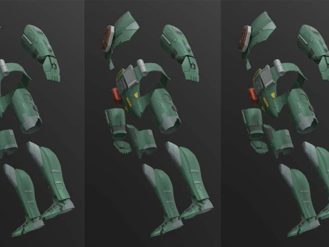 JEDI ARMOR FOR 3D PRINTING 3D Print Model