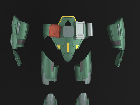 JEDI ARMOR FOR 3D PRINTING Model Cetak 3D