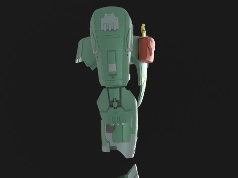 JEDI ARMOR FOR 3D PRINTING Model Cetak 3D