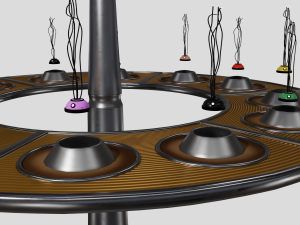 Stand with Thought device from Atomic Heart Model 3D