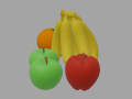 Fruits - quick 3D 모델