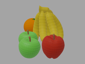 Fruits - quick Model 3D