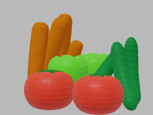 Vegetables 3D Model