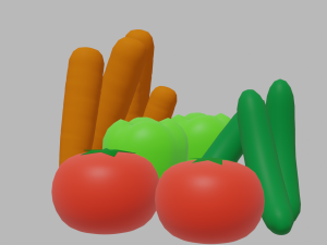 Vegetables 3D Model
