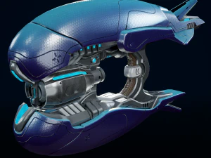 Плазменная винтовка Halo 3D модель 3D Модель