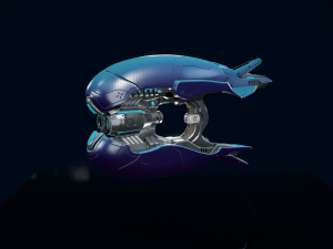 3D Halo Plasma Rifle 3D मॉडल