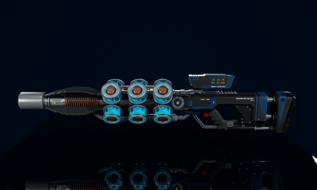 Sniper Blaster 3D Model .c4d .max .obj .3ds .fbx .stl .blend 