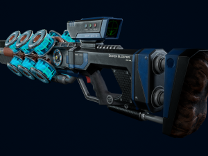 Sniper Blaster 3D Model
