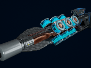 Sniper Blaster 3D Model