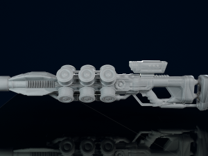Sniper Blaster 3D Model
