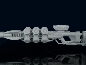 Sniper Blaster 3D Model