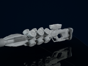 Sniper Blaster 3D Model